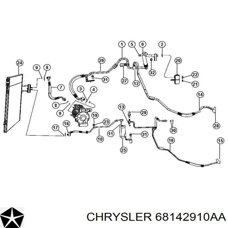 Ресивер-осушувач кондиціонера UAC RD11131C ціна, від 25.03 USD