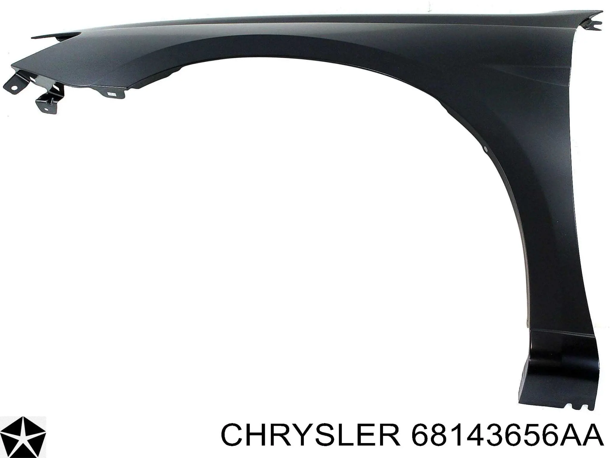 Крило переднє праве на Chrysler 200 