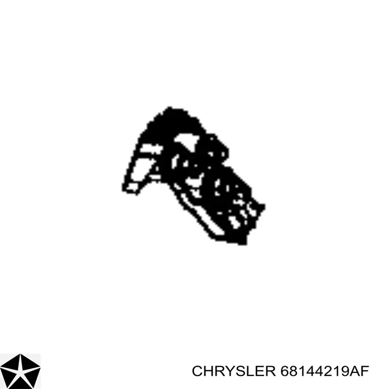 Купити 68144219AF Chrysler Кронштейн бампера переднього, лівий
