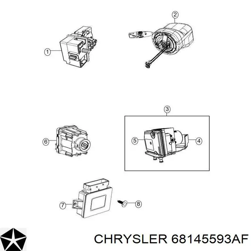  68145593AE Chrysler