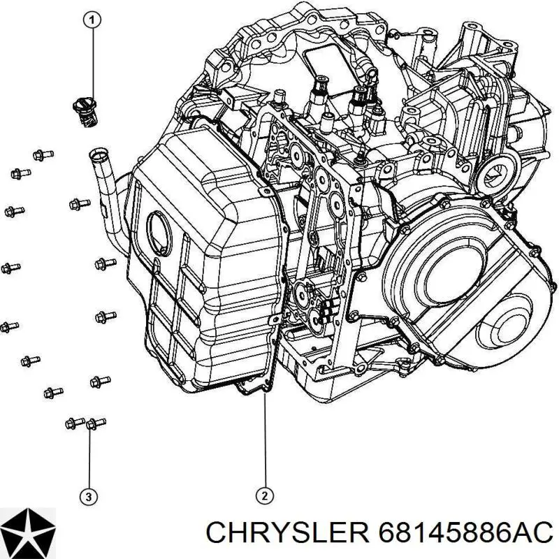 68145886AC Chrysler Піддон АКПП