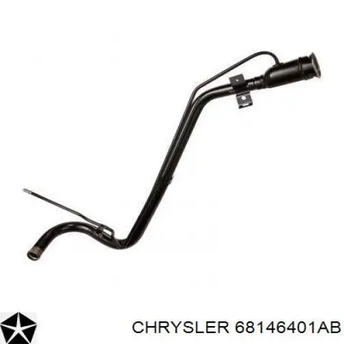 Шланг заливної горловини, паливного бака Chrysler 68146401AA ціна, від 11.27 USD