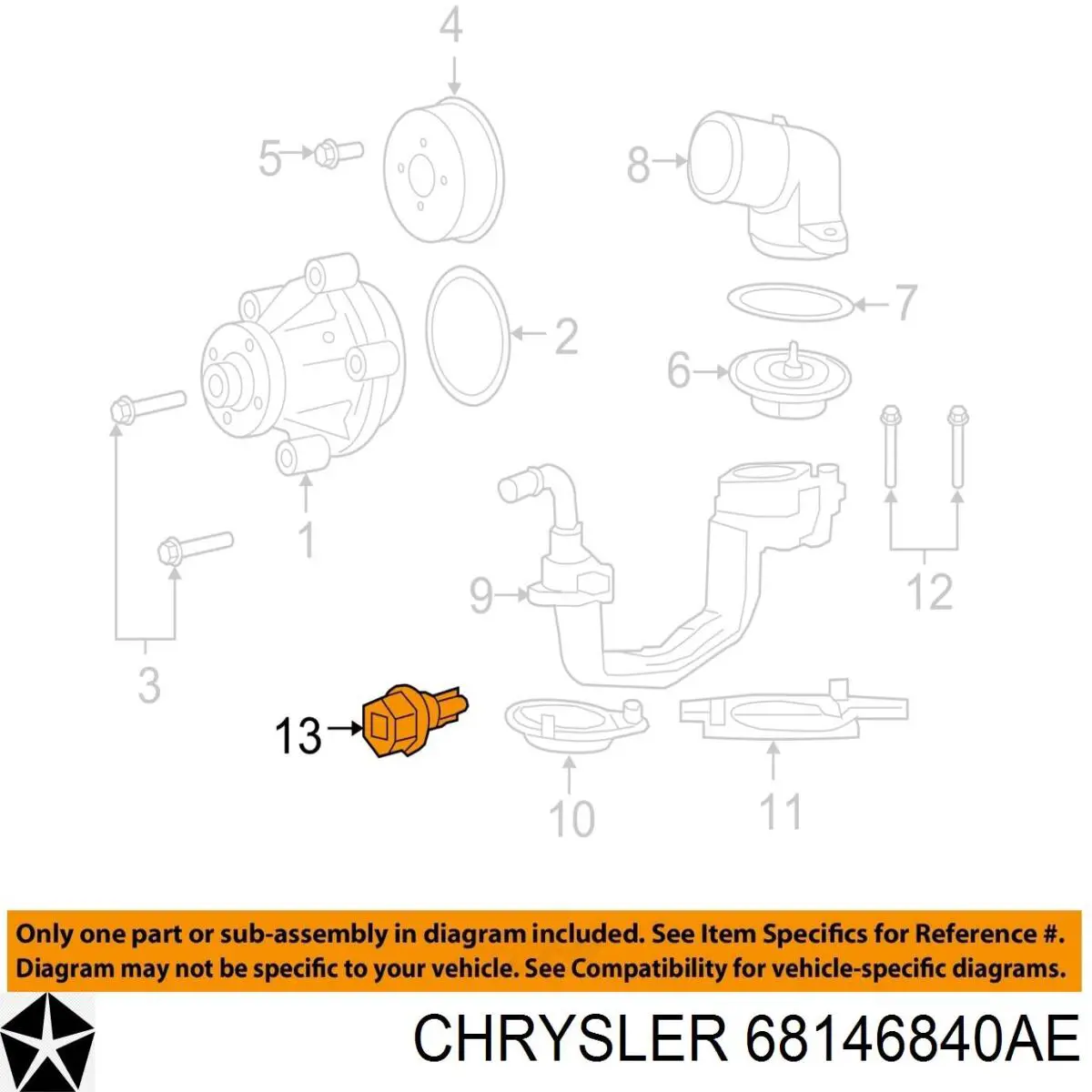  68146840AE Chrysler