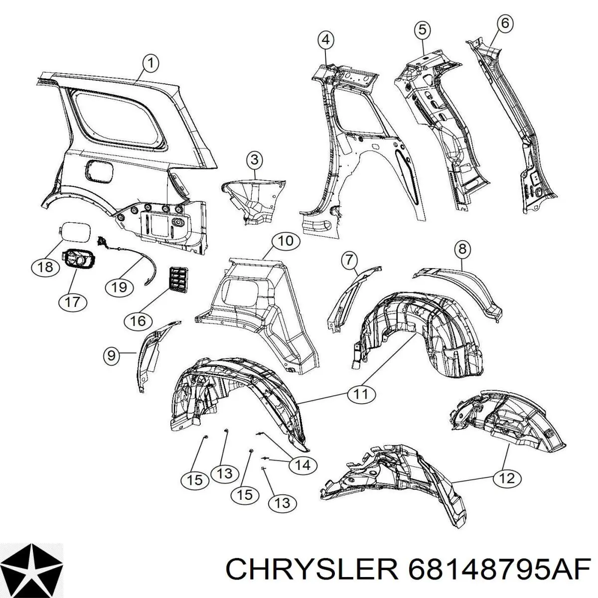  68148795AF Chrysler