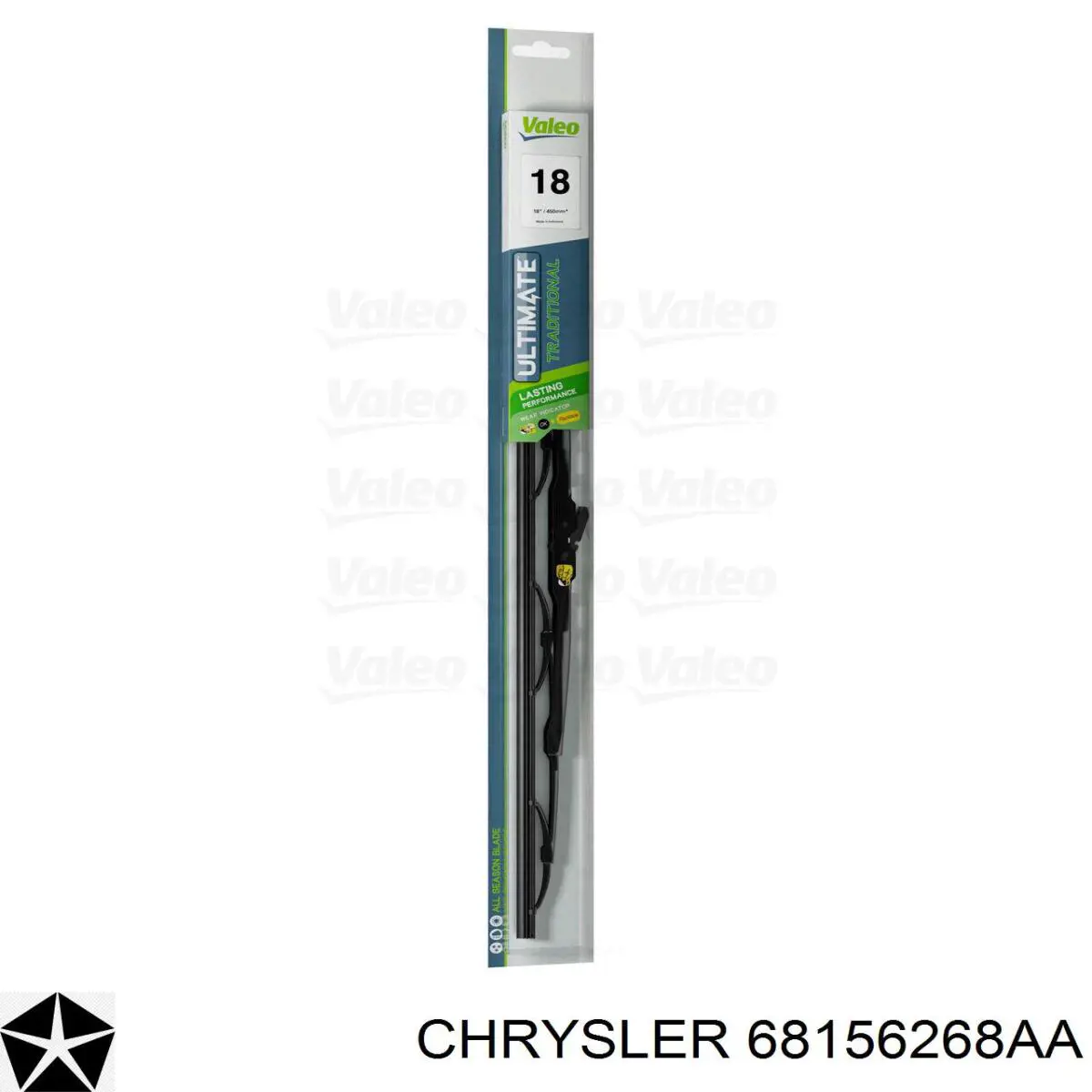 Купити 68156268AA Chrysler Щітка-двірник лобового скла, пасажирська