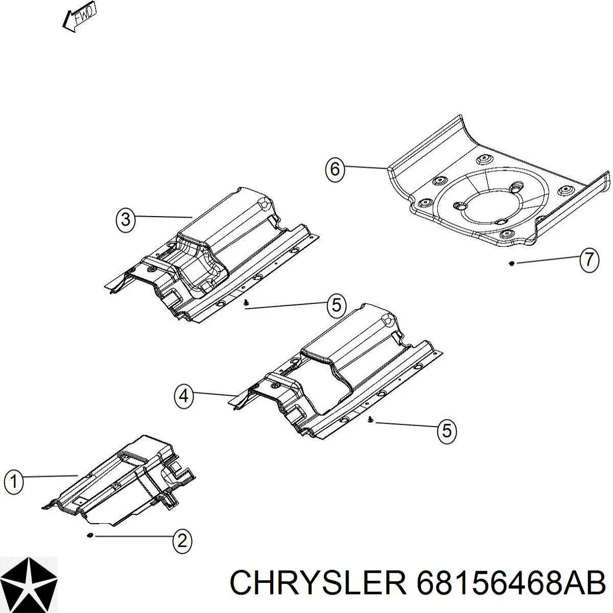 68156468AB Chrysler 