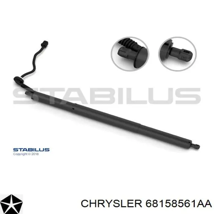 Актуатор замка ляди Chrysler 68158561AA ціна, від 48.37 USD