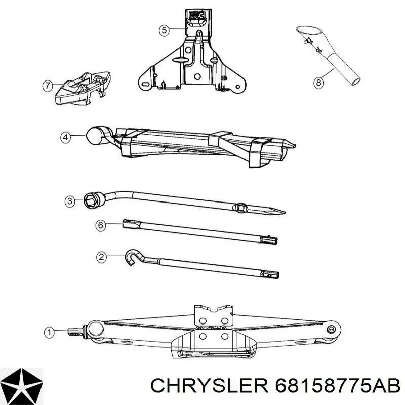  K68158775AB Fiat/Alfa/Lancia