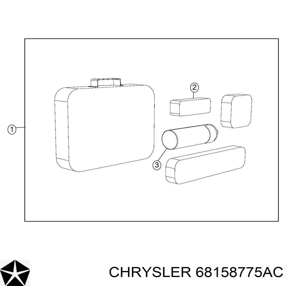 Купити 68158775AC Chrysler 