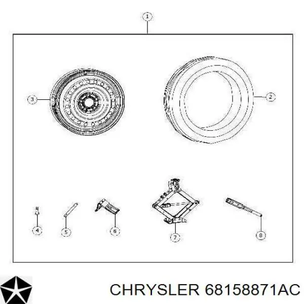 68158871AC Chrysler 