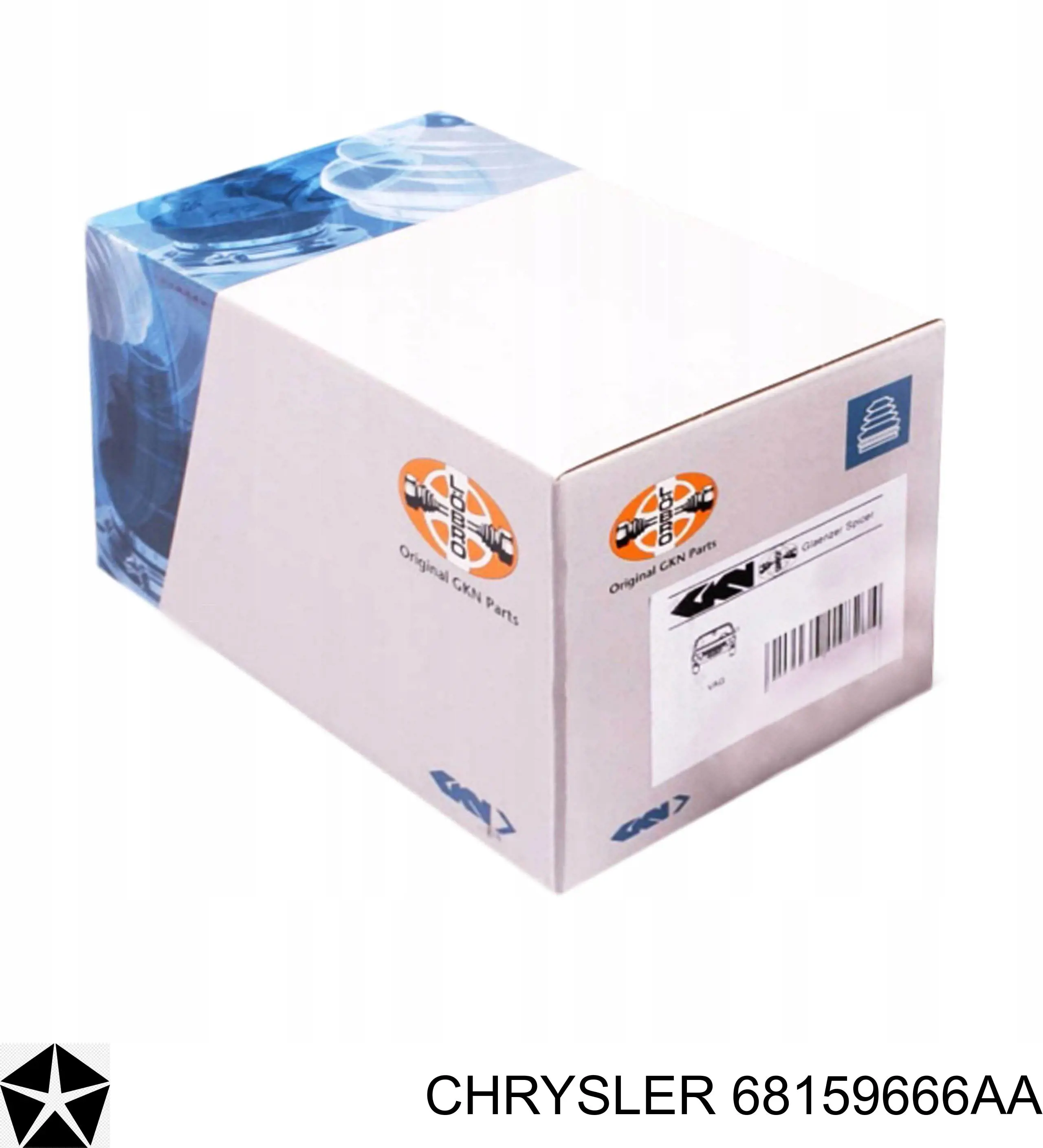 68159666AA Chrysler Граната зовнішня