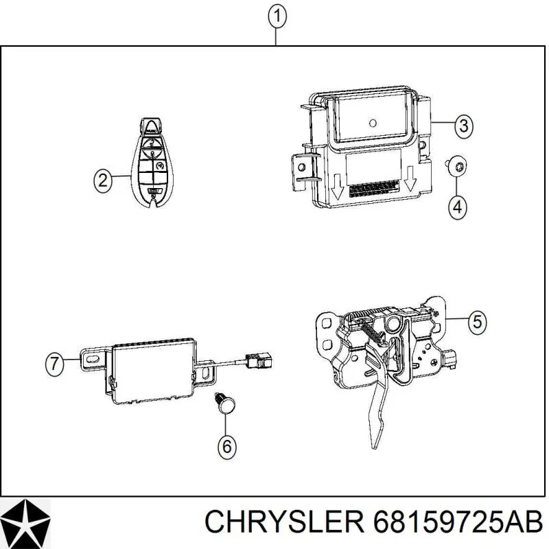  K68159725AA Fiat/Alfa/Lancia