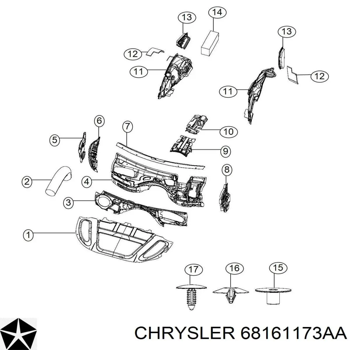  68161173AA Chrysler