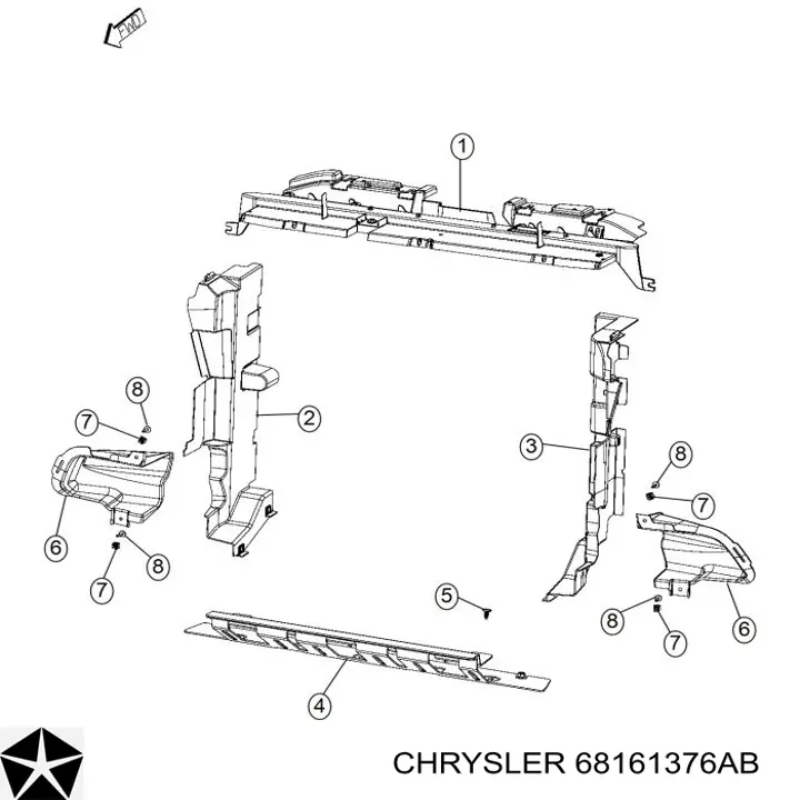 68161376AB Chrysler 