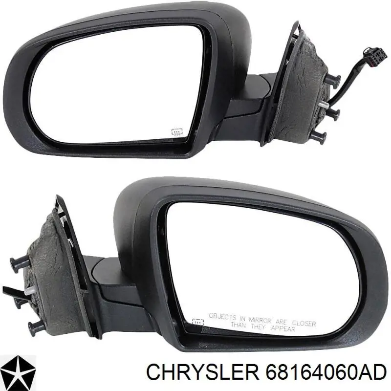 Купити 68164060AD Chrysler Дзеркало праве