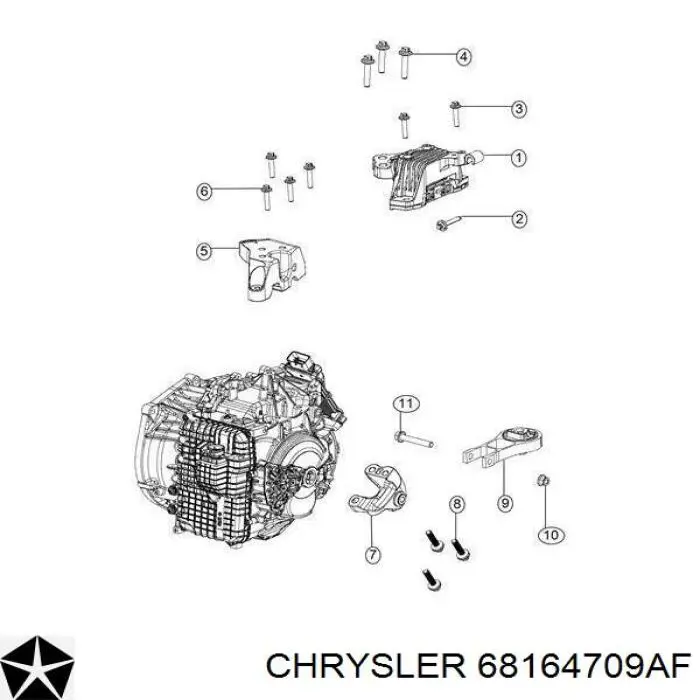 Ліва подушка двигуна Glossyautoparts EBY420903S2 ціна, від 63.34 USD
