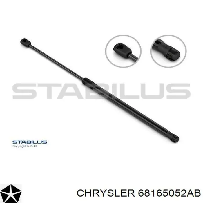 Амортизатор двері задньої Chrysler 68165052AF ціна, від 12.66 USD
