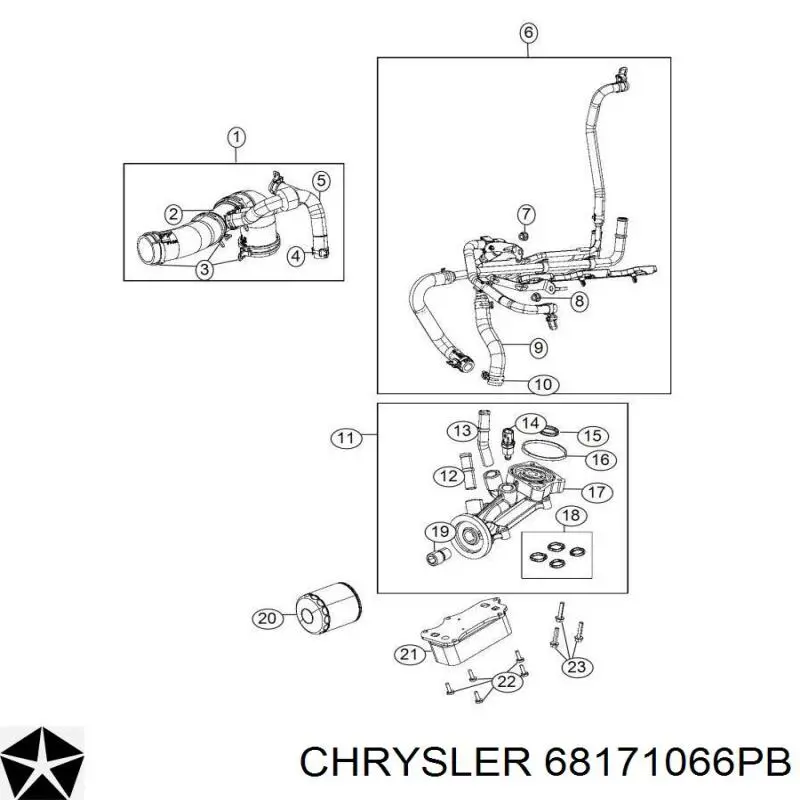  68171066PB Chrysler