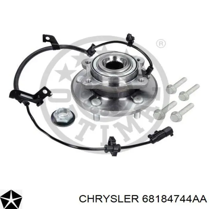 Маточина задня права Chrysler 68184744AA ціна, від 25.45 USD