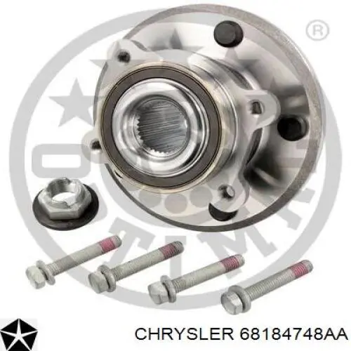 Купити 68184748AA Chrysler Маточини передніх коліс