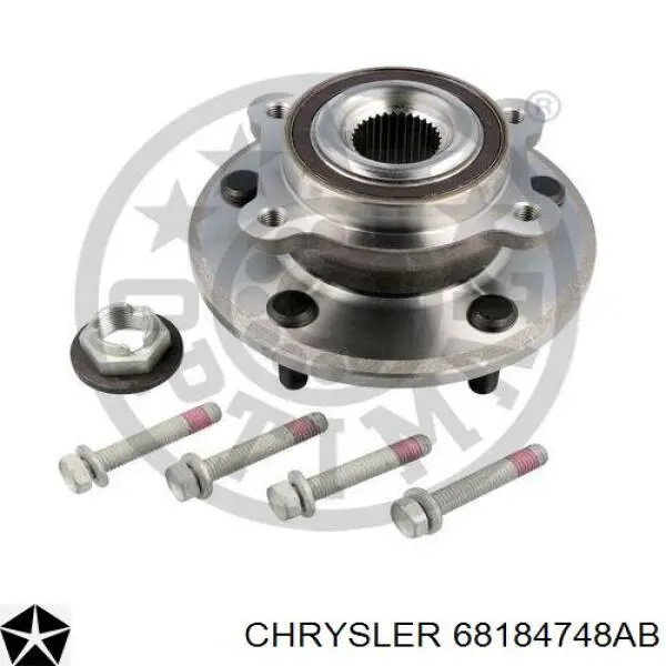 68184748AB Chrysler Маточина (передня)
