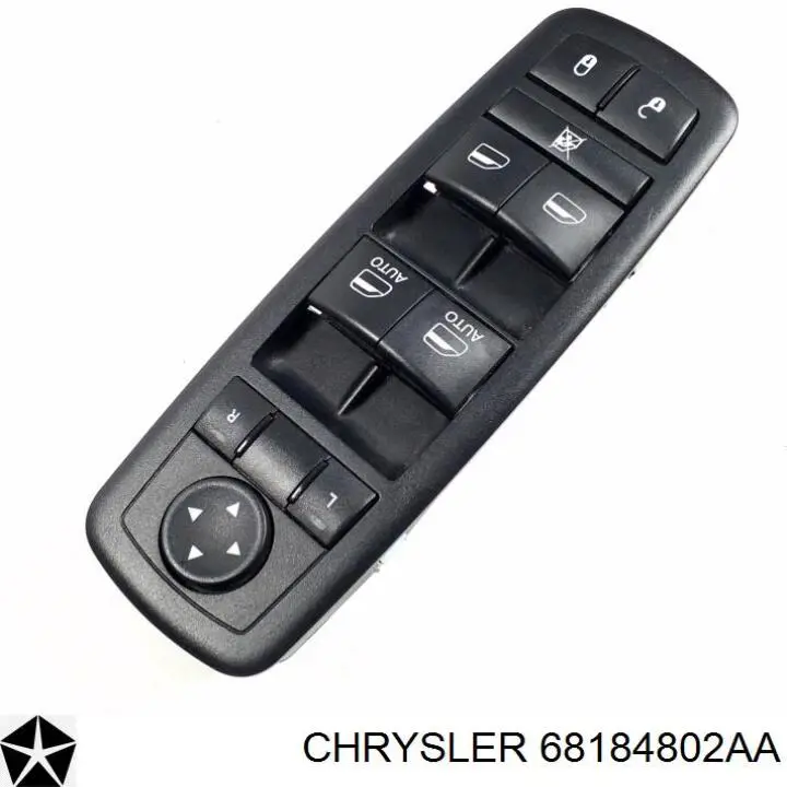 Кнопковий блок керування склопідіймачами передній правий Chrysler 68184802AC ціна, від 25.34 USD
