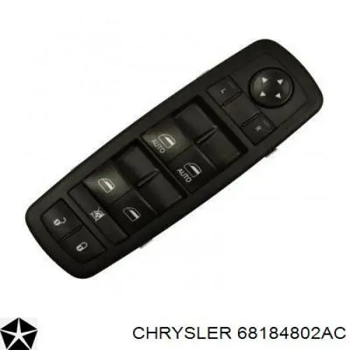 68184802AC Chrysler Кнопковий блок керування склопідіймачами передній правий