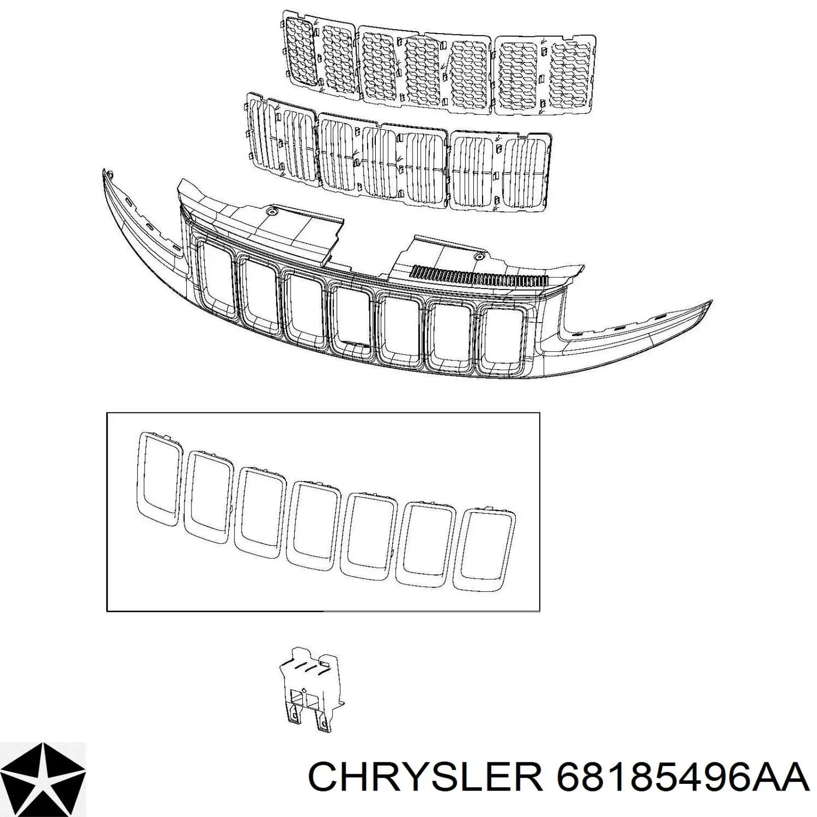  Chrysler 68185496AA ціна, від 101.11 USD