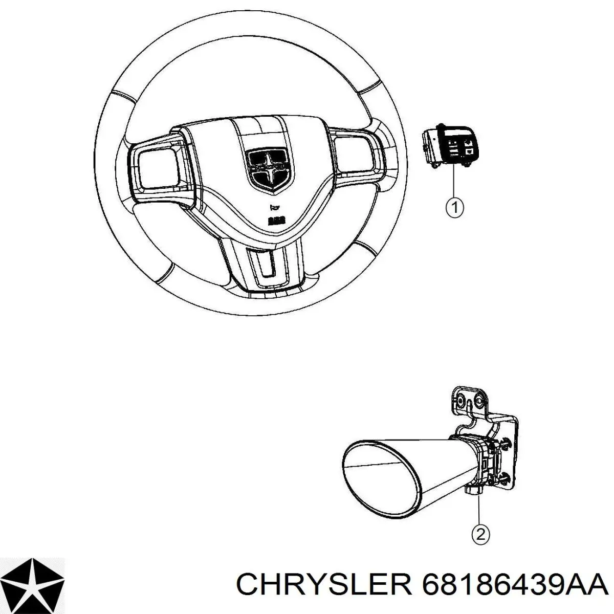 68186439AA Chrysler 