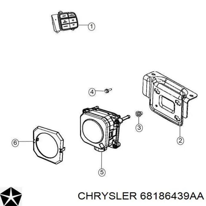  68186439AA Fiat/Alfa/Lancia