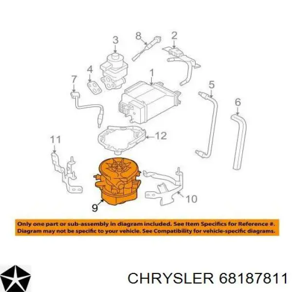 Купити 68187811 Chrysler 