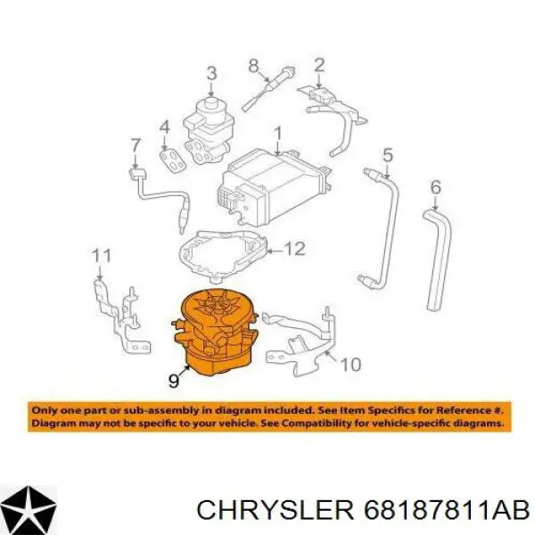  Chrysler 68187811AA ціна, від 21.20 USD