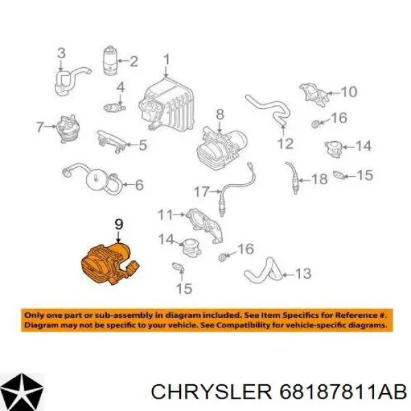 Купити 68187811AB Chrysler 