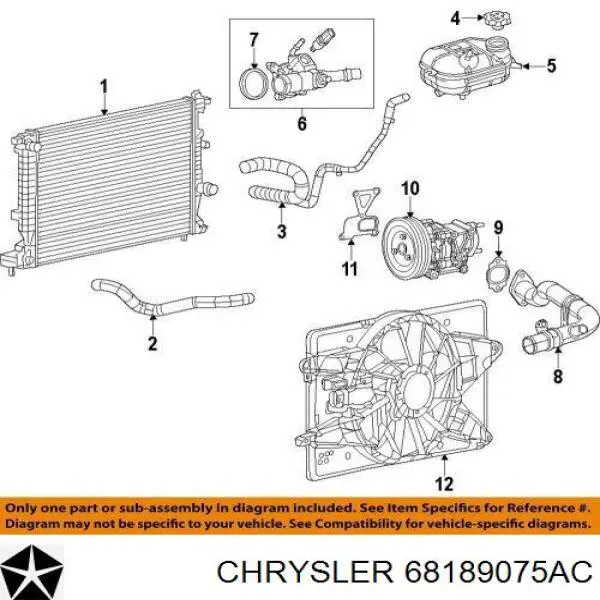 Купити 68189075AE Chrysler 