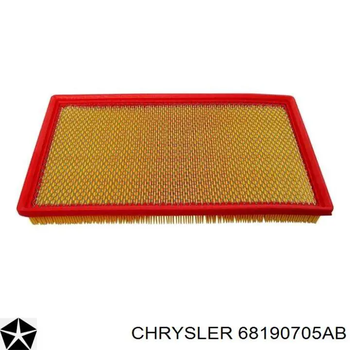 Елемент повітряного фільтра Chrysler 68190705AB ціна, від 47.15 USD