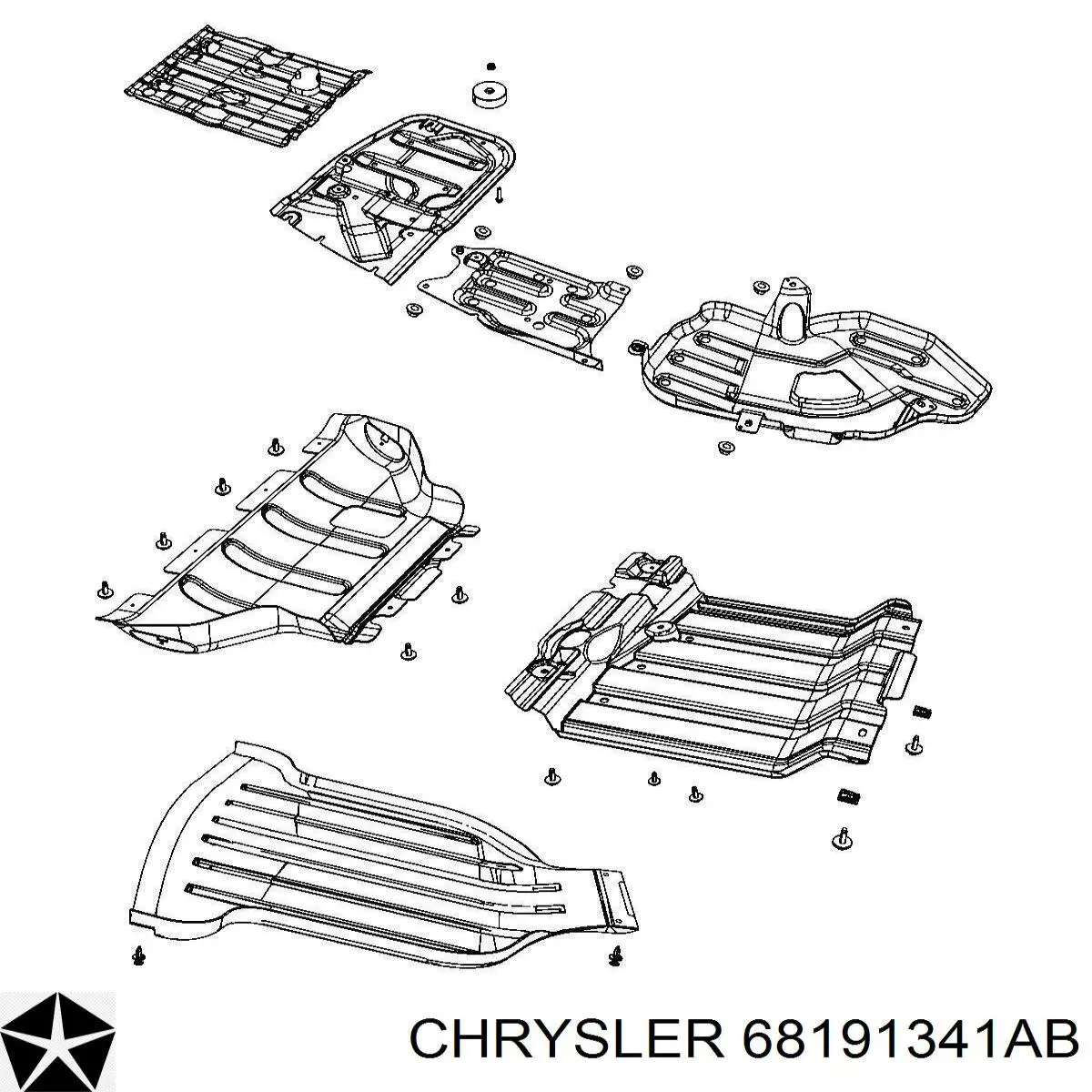  Chrysler 68191341AB ціна, від 31.67 USD