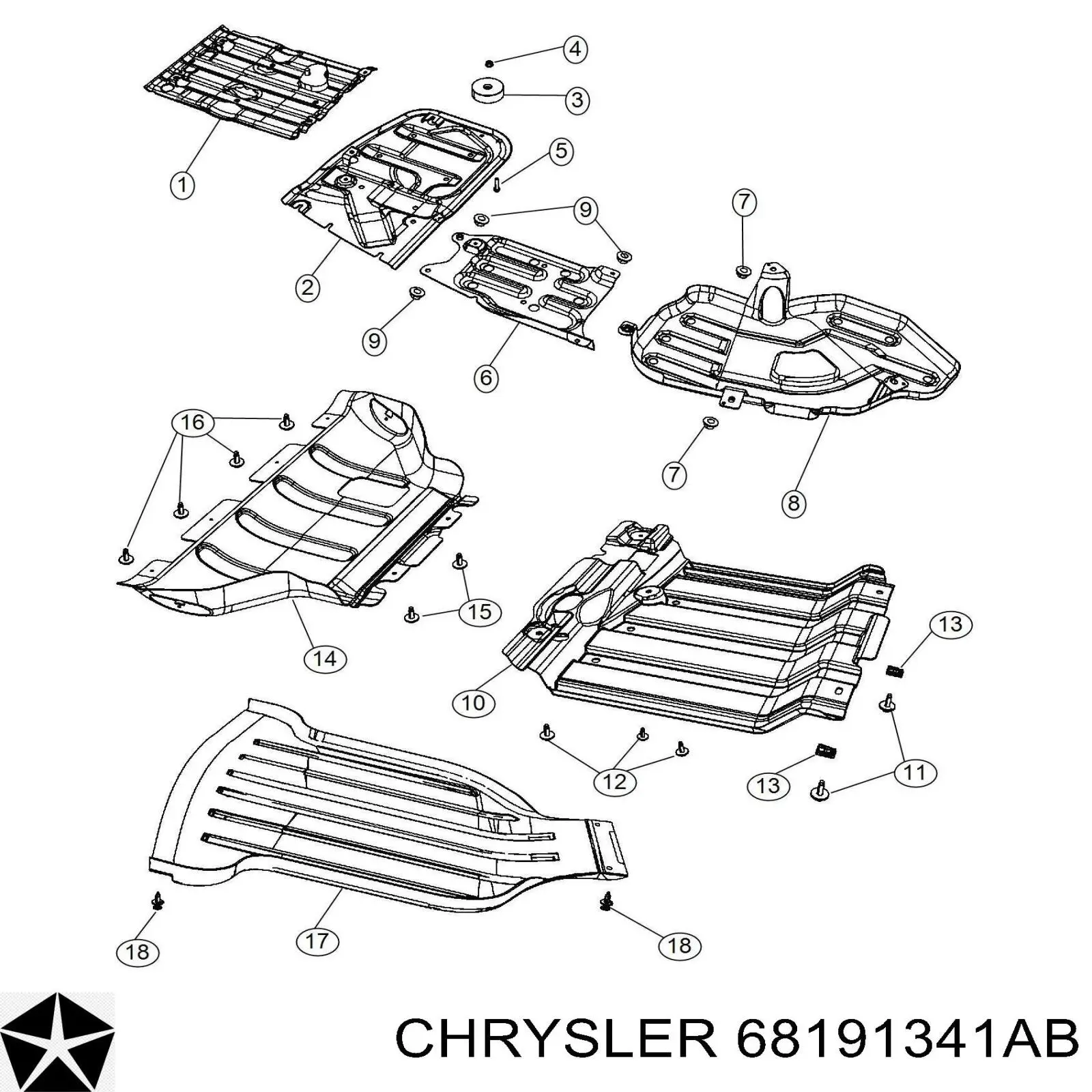  68191341AB Chrysler