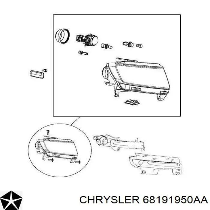  Chrysler 68191950AA ціна, від 14.28 USD