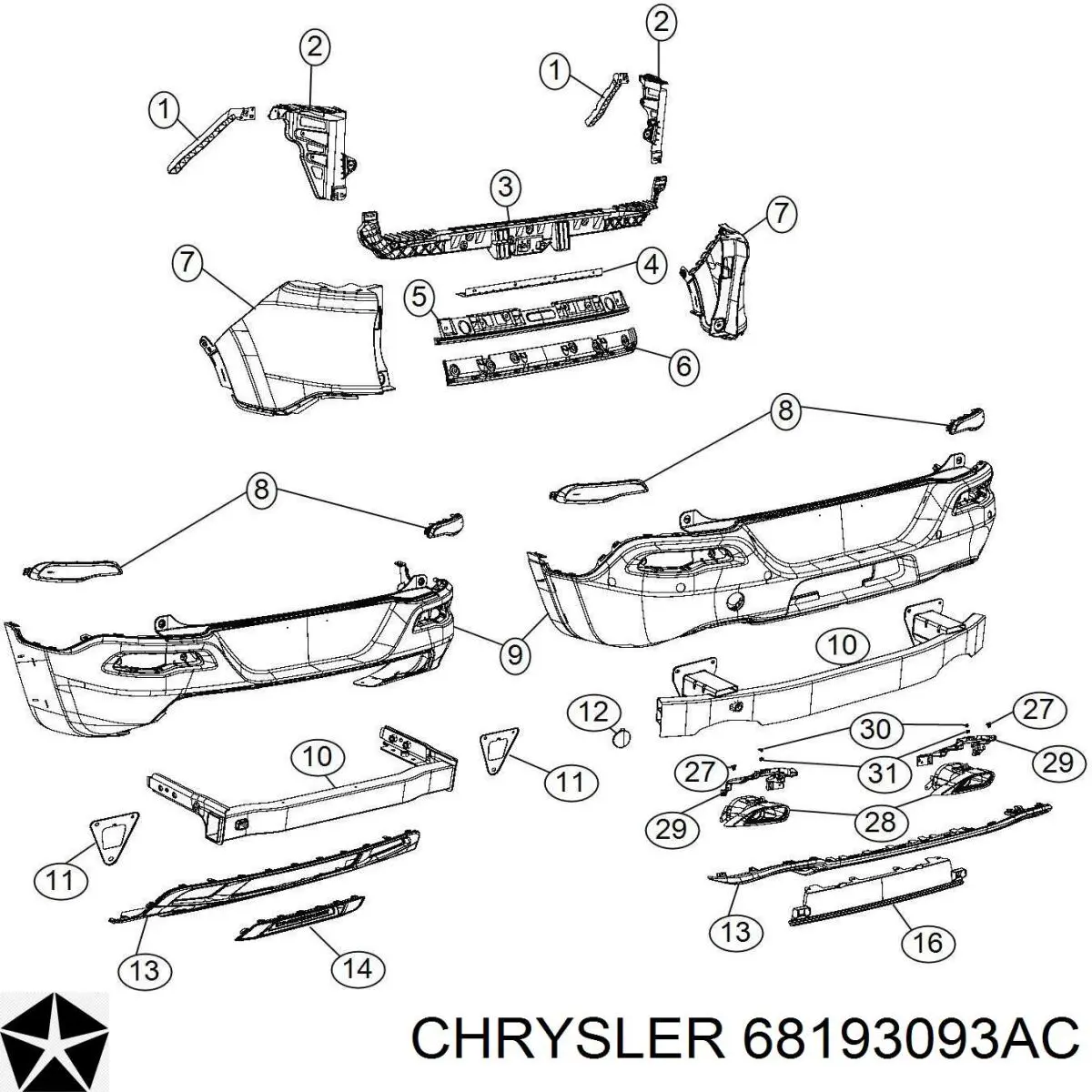 68193093AC Chrysler 