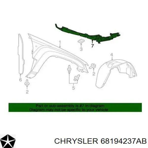  Chrysler 68194237AB ціна, від 25.34 USD