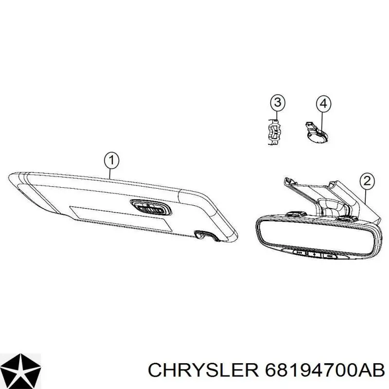  Chrysler 68194700AA ціна, від 43.17 USD