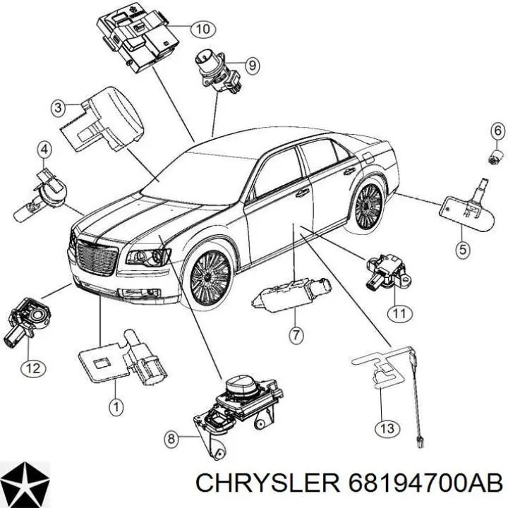  Chrysler 68194700AB ціна, від 43.03 USD
