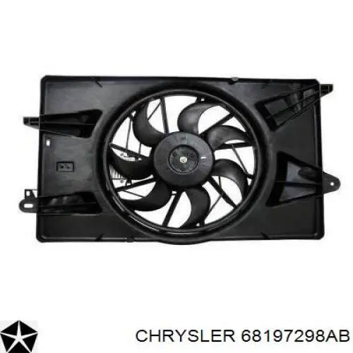 Вентилятор радіатора Chrysler 68197298AB ціна, від 157.05 USD