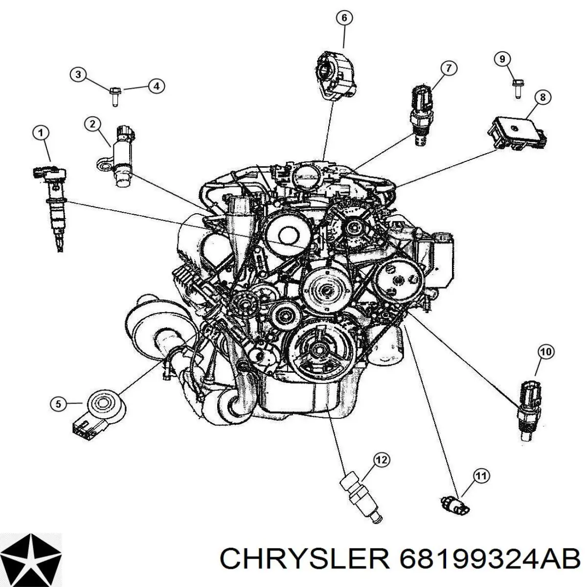 MAP сенсор WVE 5S2564 ціна, від 6.33 USD