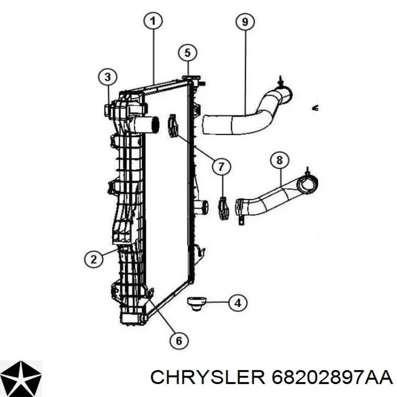 68202897AA Chrysler 