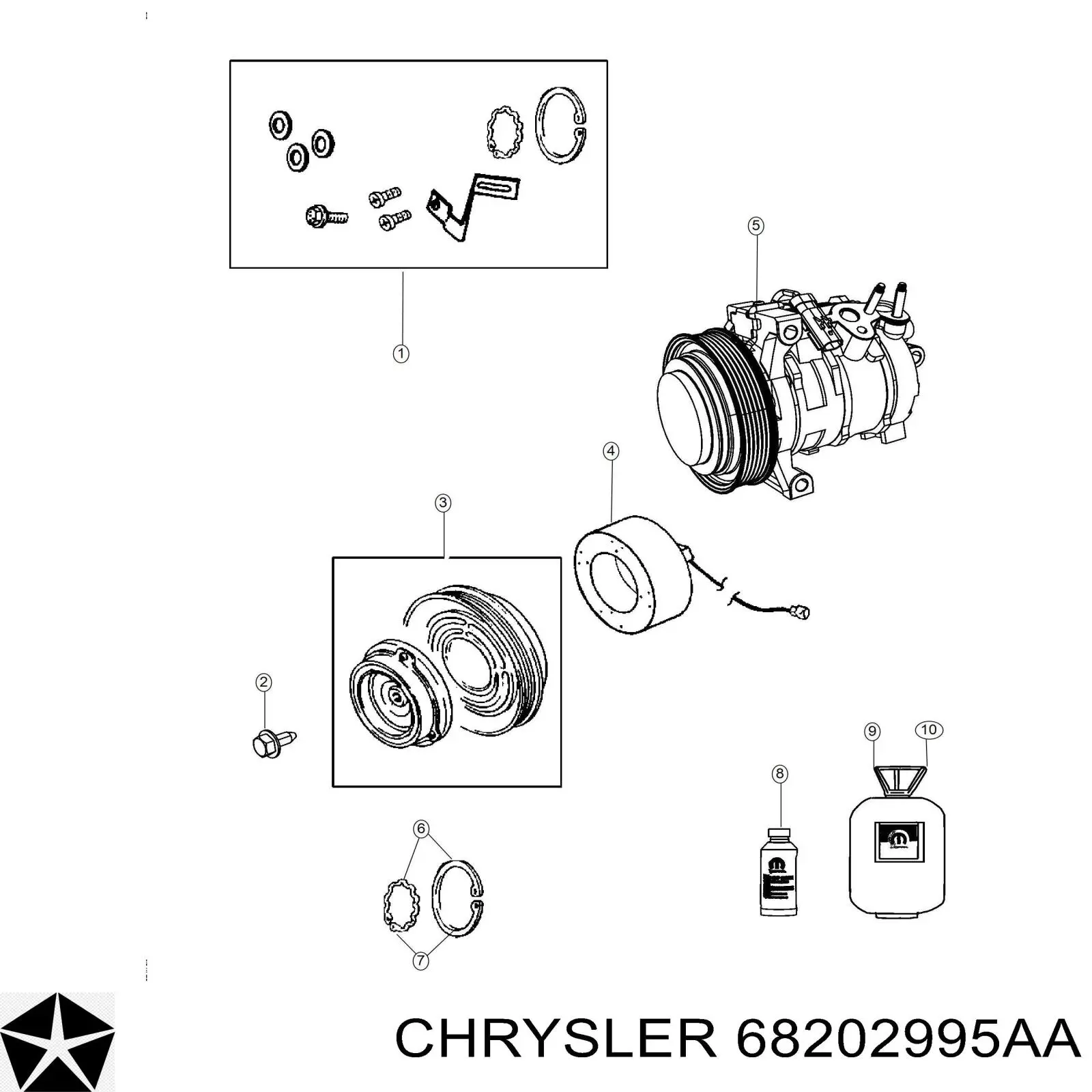 68202995AA Chrysler 