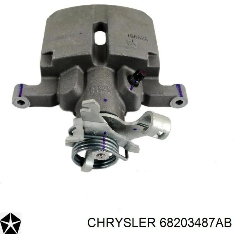Супорт гальмівний задній лівий Chrysler 68203487AB ціна, від 22.26 USD