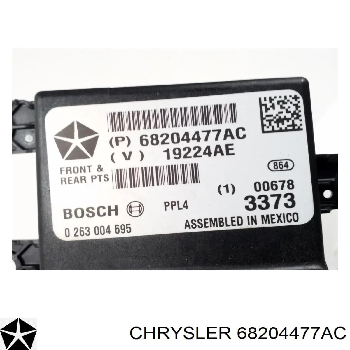 68204477AF Chrysler Модуль (блок ЕБУ) управління парктроніком