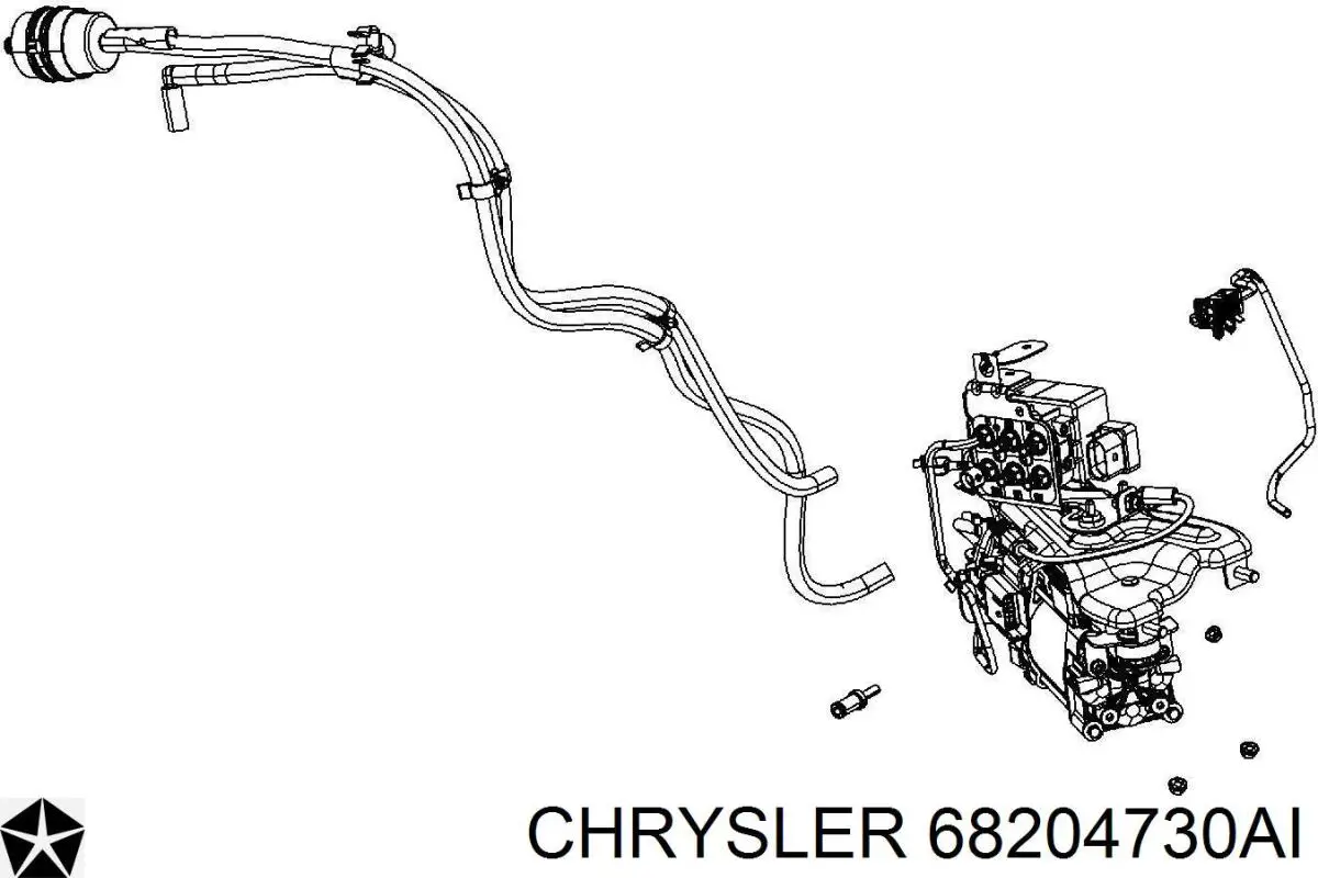 Компресор пневмопідкачкою (амортизаторів) Chrysler 68204730AI ціна, від 355.22 USD