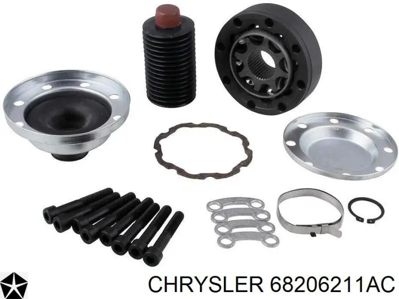 Вал карданний задній, у зборі Chrysler 68206211AC ціна, від 190.03 USD
